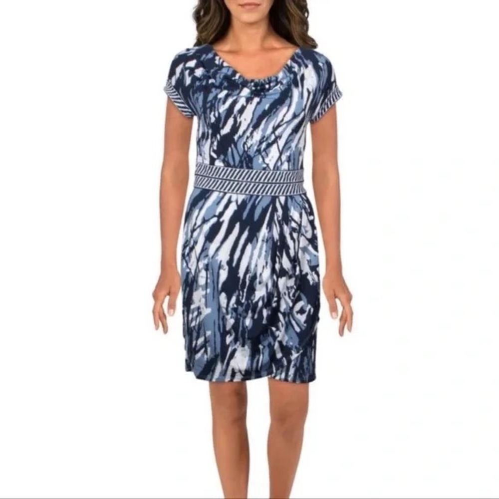 BCBGMAXAZARIA Ema faux wrap dress